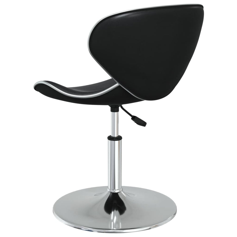 Eetkamerstoelen 6 St Kunstleer Zwart