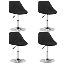 Eetkamerstoelen 4 st kunstleer zwart 4