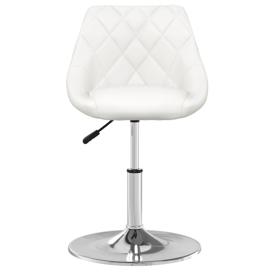 Eetkamerstoelen Kunstleer 6 Wit