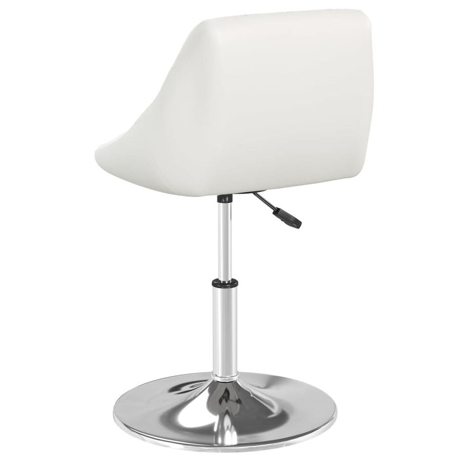 Eetkamerstoelen Kunstleer 6 Wit