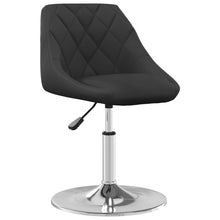 Eetkamerstoelen draaibaar 4 st fluweel zwart