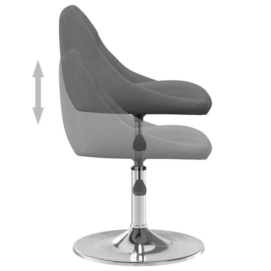 Eetkamerstoelen Draaibaar Fluweel 4