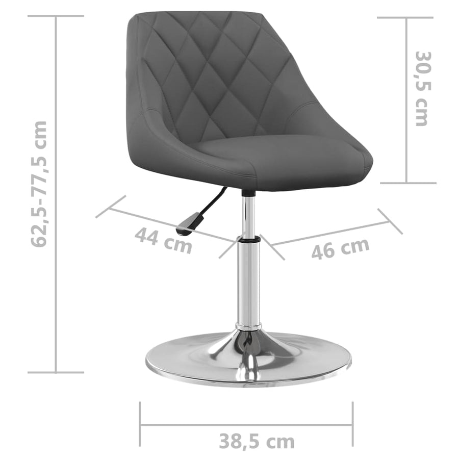 Eetkamerstoelen Draaibaar Fluweel 6