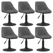Eetkamerstoelen Draaibaar Fluweel 6