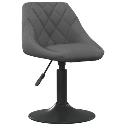 Eetkamerstoelen Draaibaar Fluweel 6 Donkergrijs