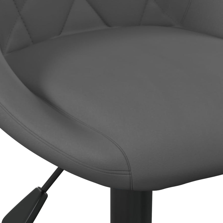 Eetkamerstoelen Draaibaar Fluweel 6 Donkergrijs