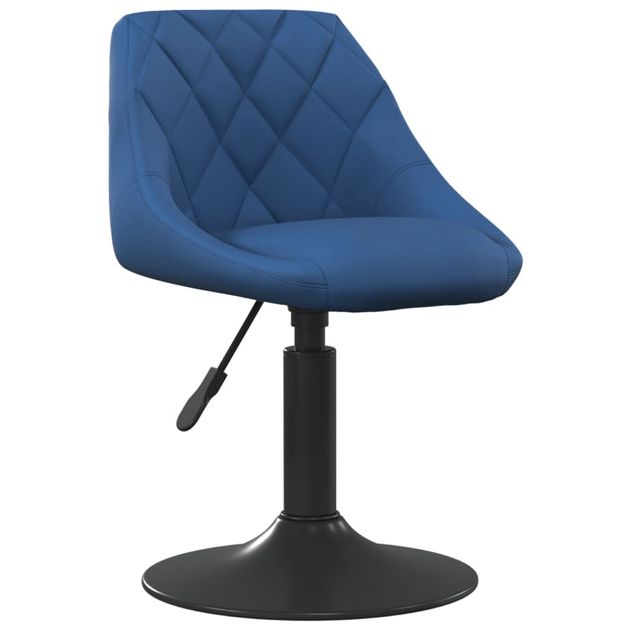 Eetkamerstoel Fluweel Blauw 1