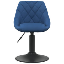 Eetkamerstoel Fluweel Blauw 1