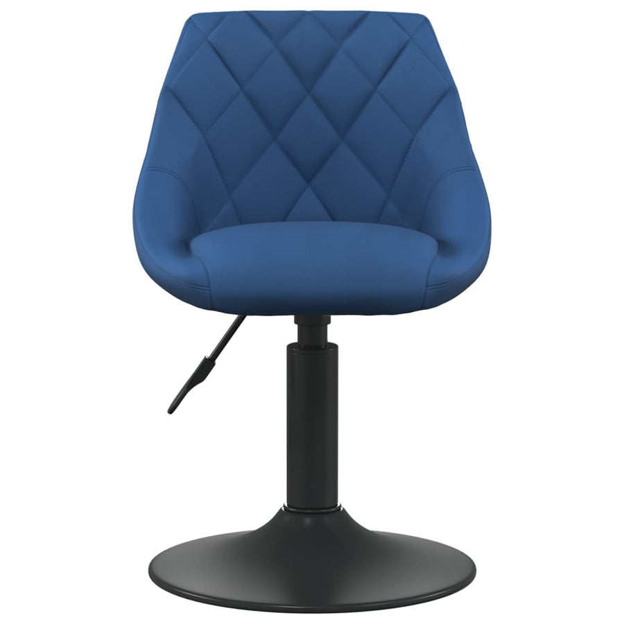 Eetkamerstoel Fluweel Blauw 1