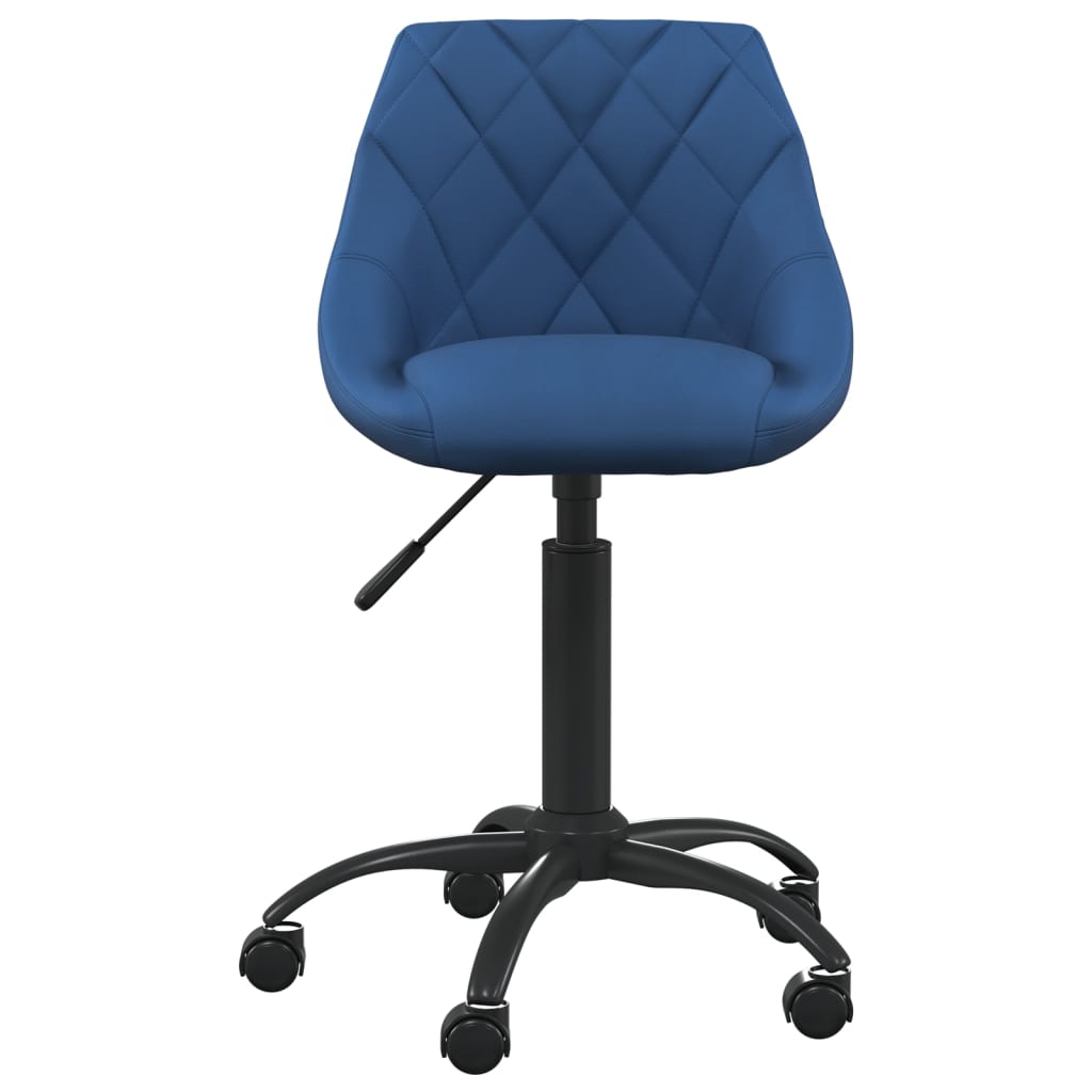 Kantoorstoel Fluweel Blauw