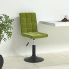 Eetkamerstoelen draaibaar 4 st fluweel lichtgroen 40x52x102-117.5 cm