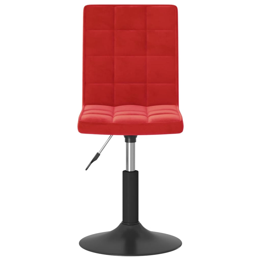 Eetkamerstoelen Draaibaar 4 St Fluweel Wijnrood