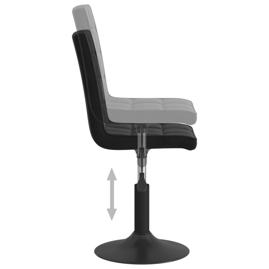 Eetkamerstoelen Draaibaar Fluweel 6