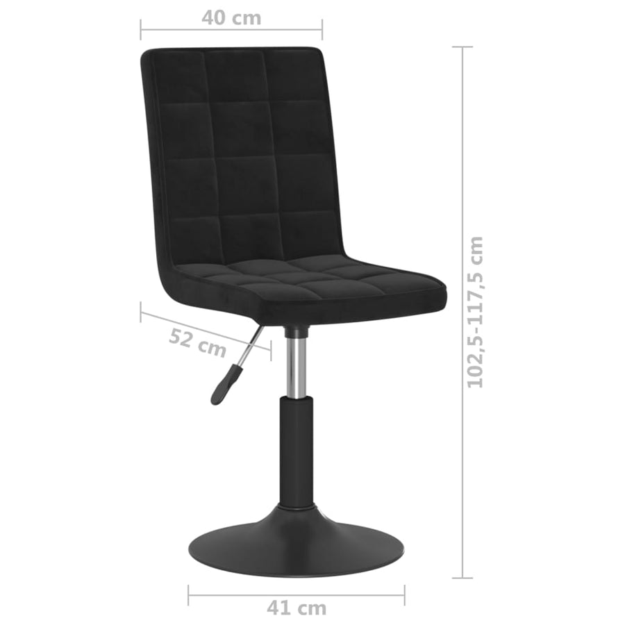 Eetkamerstoelen Draaibaar Fluweel 6