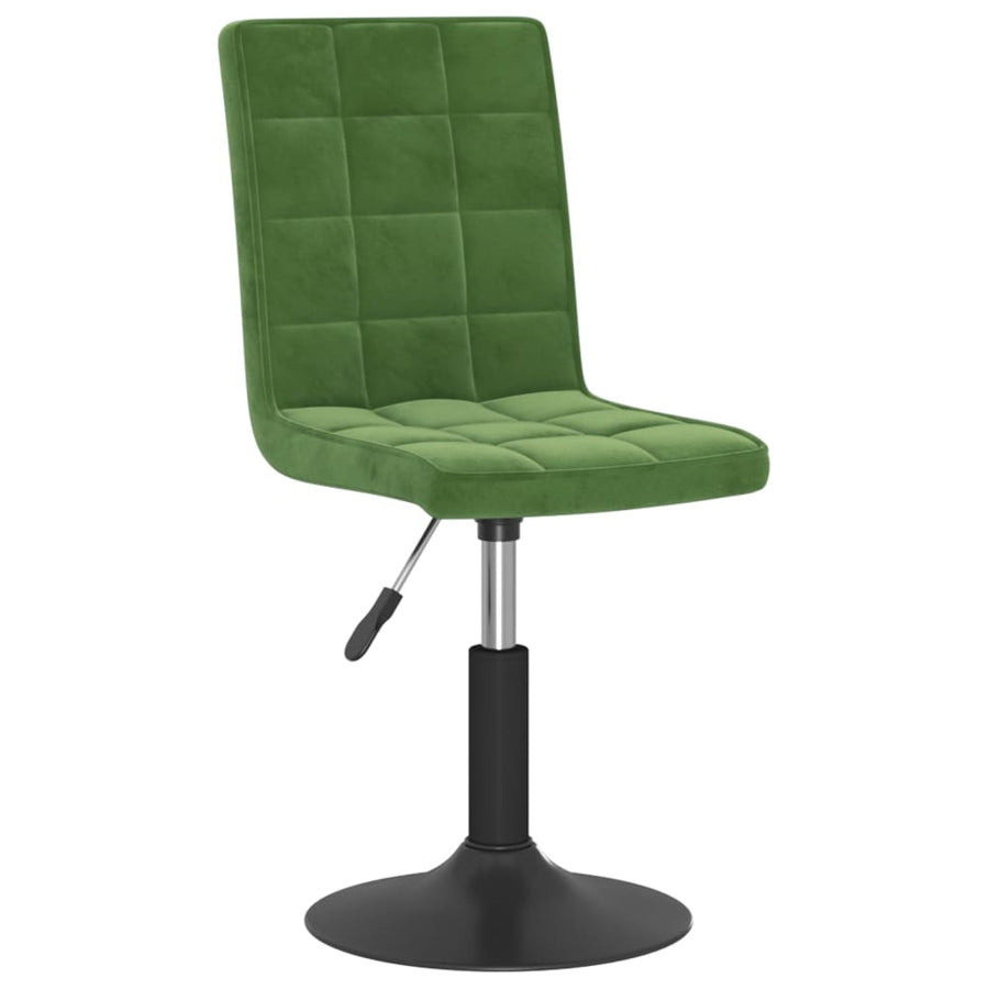 Eetkamerstoelen draaibaar 6 st fluweel donkergroen