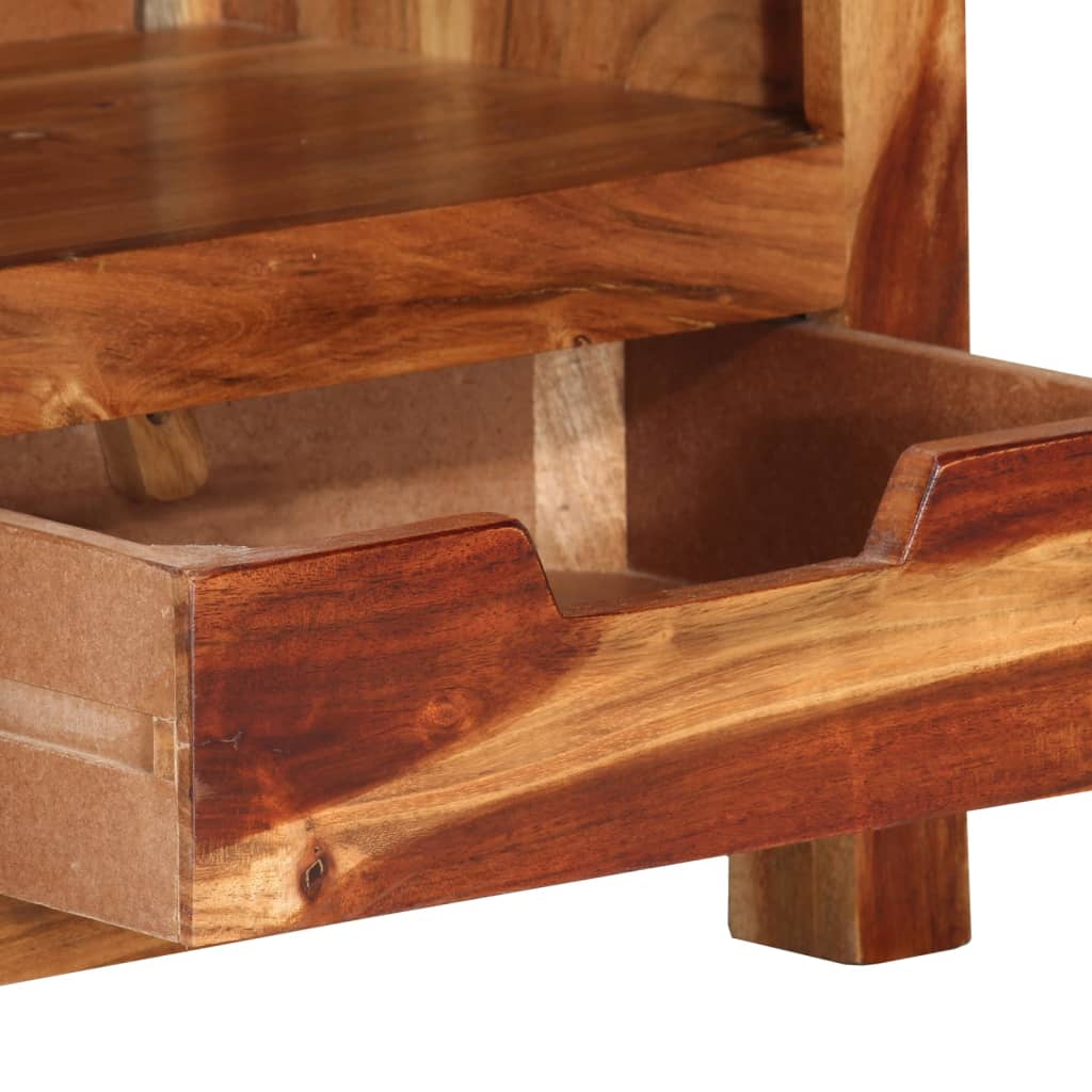 Tv-meubel 110x30x40 cm massief acaciahout