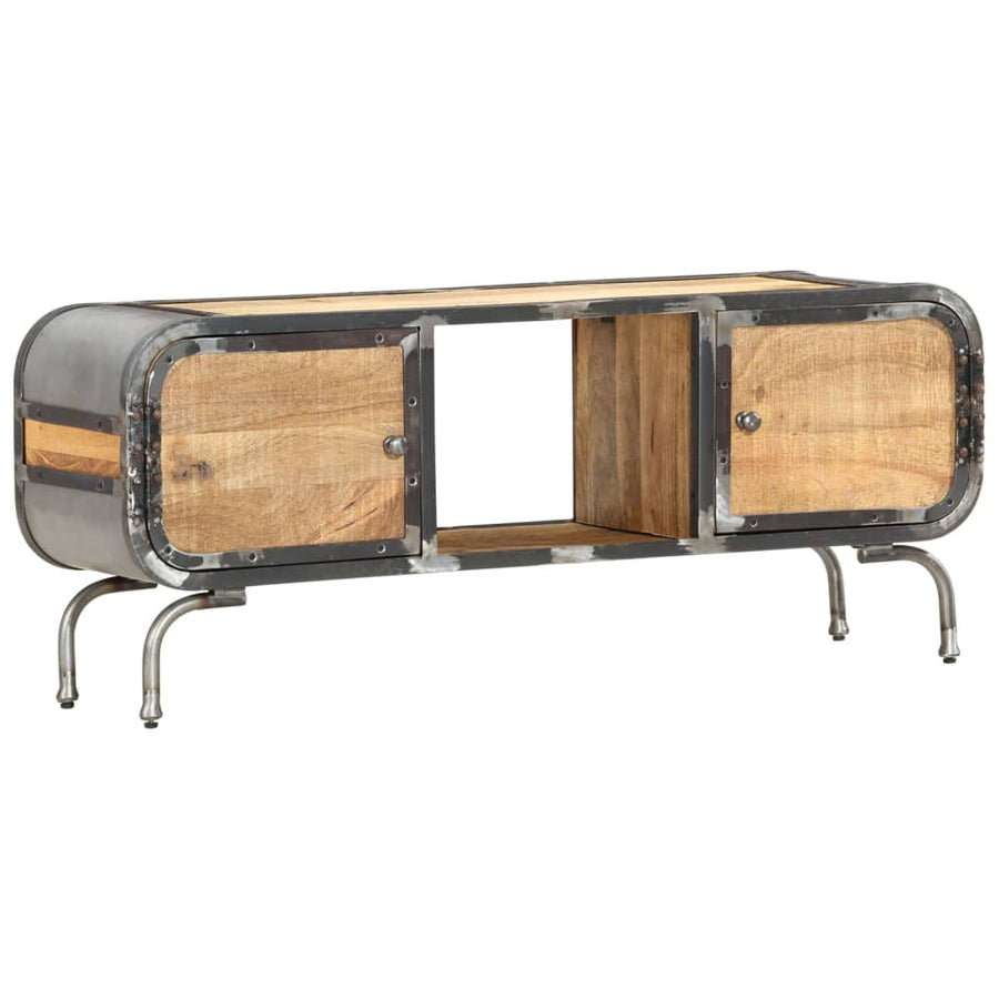Tv-Meubel 110X30X42 Cm massief mangohout