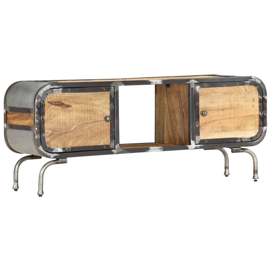 Tv-Meubel 110X30X42 Cm massief mangohout