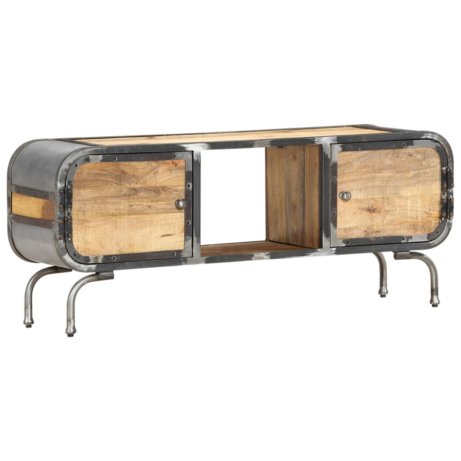 Tv-Meubel 110X30X42 Cm massief mangohout