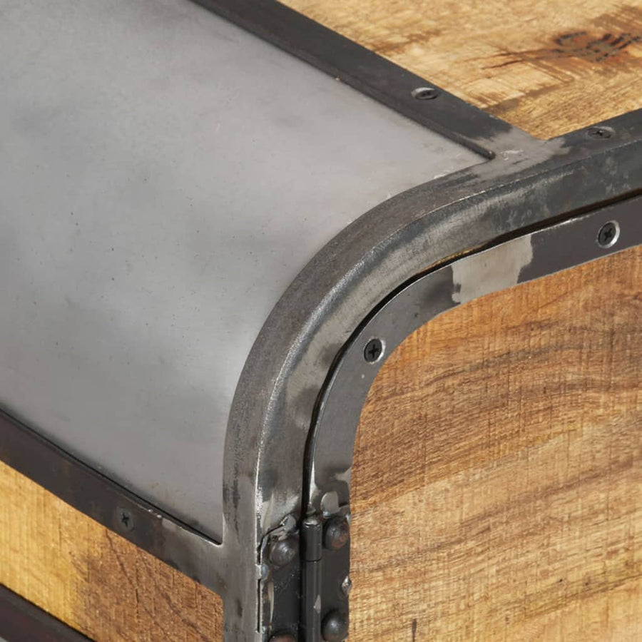 Tv-Meubel 110X30X42 Cm massief mangohout