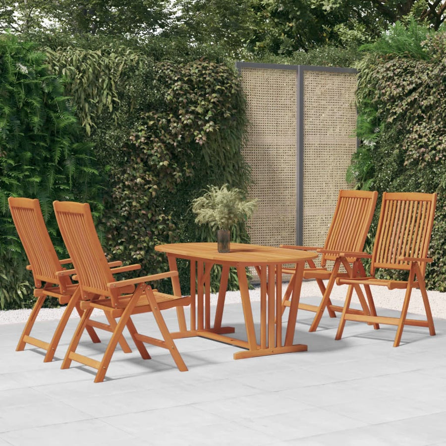 Tuinstoelen Inklapbaar Massief Eucalyptushout 4