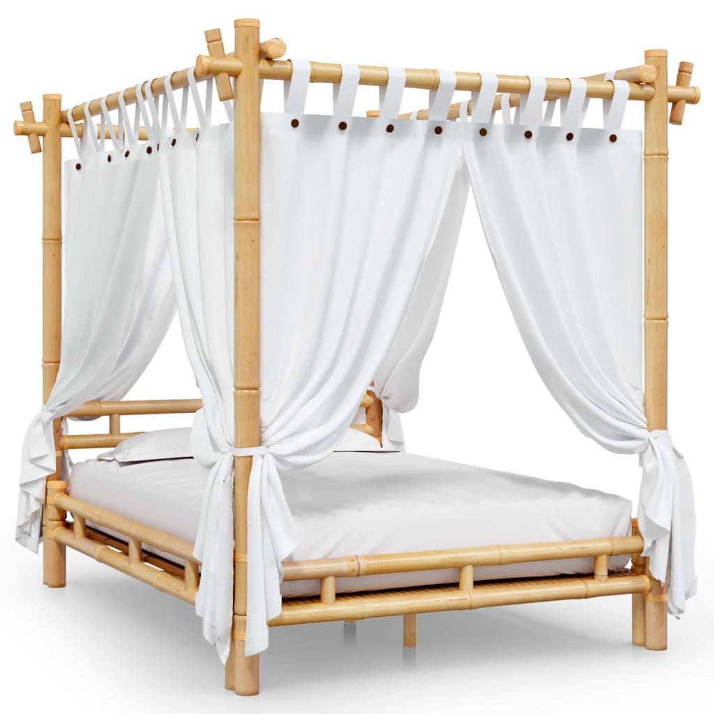 Hemelbed 140x200 cm bamboe
