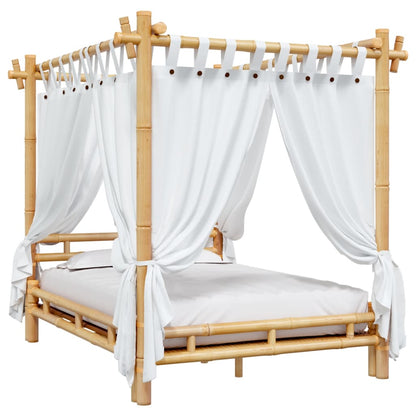 Hemelbed 140x200 cm bamboe