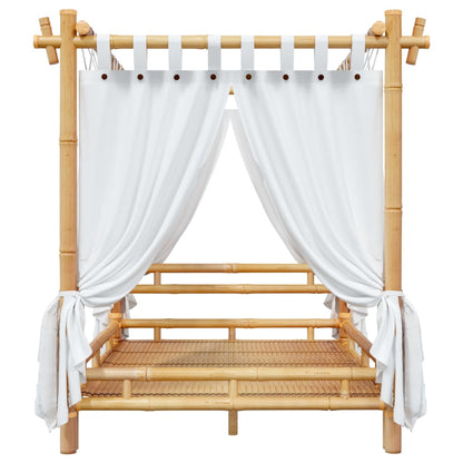 Hemelbed 140x200 cm bamboe