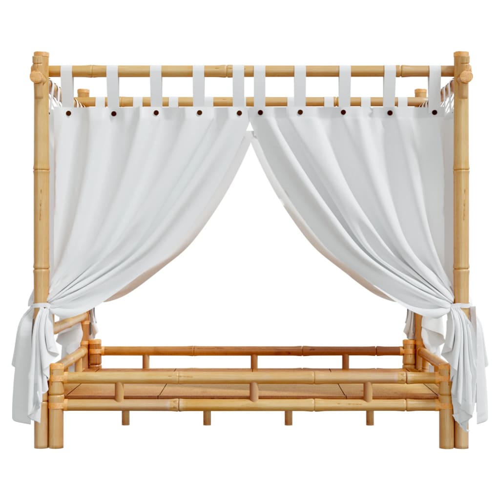 Hemelbed 140x200 cm bamboe
