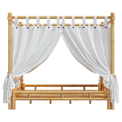 Hemelbed 140x200 cm bamboe