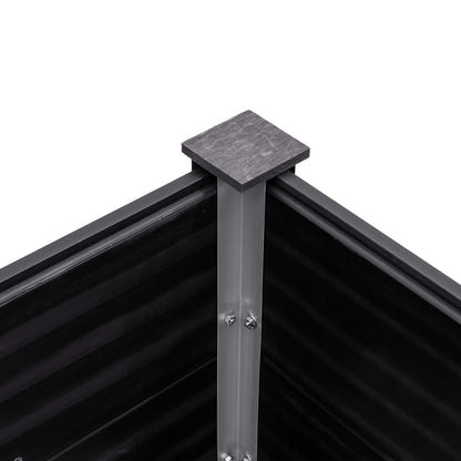 Plantenbak Verhoogd Hkc Grijs 200 x 50 x 91 cm