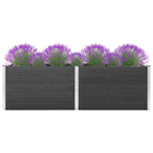 Raised planter 200x50x91 cm HKC grey