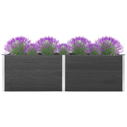 Verhoogde plantenbak 200x50x91 cm HKC grijs