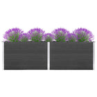 Raised planter 200x100x91 cm HKC grey