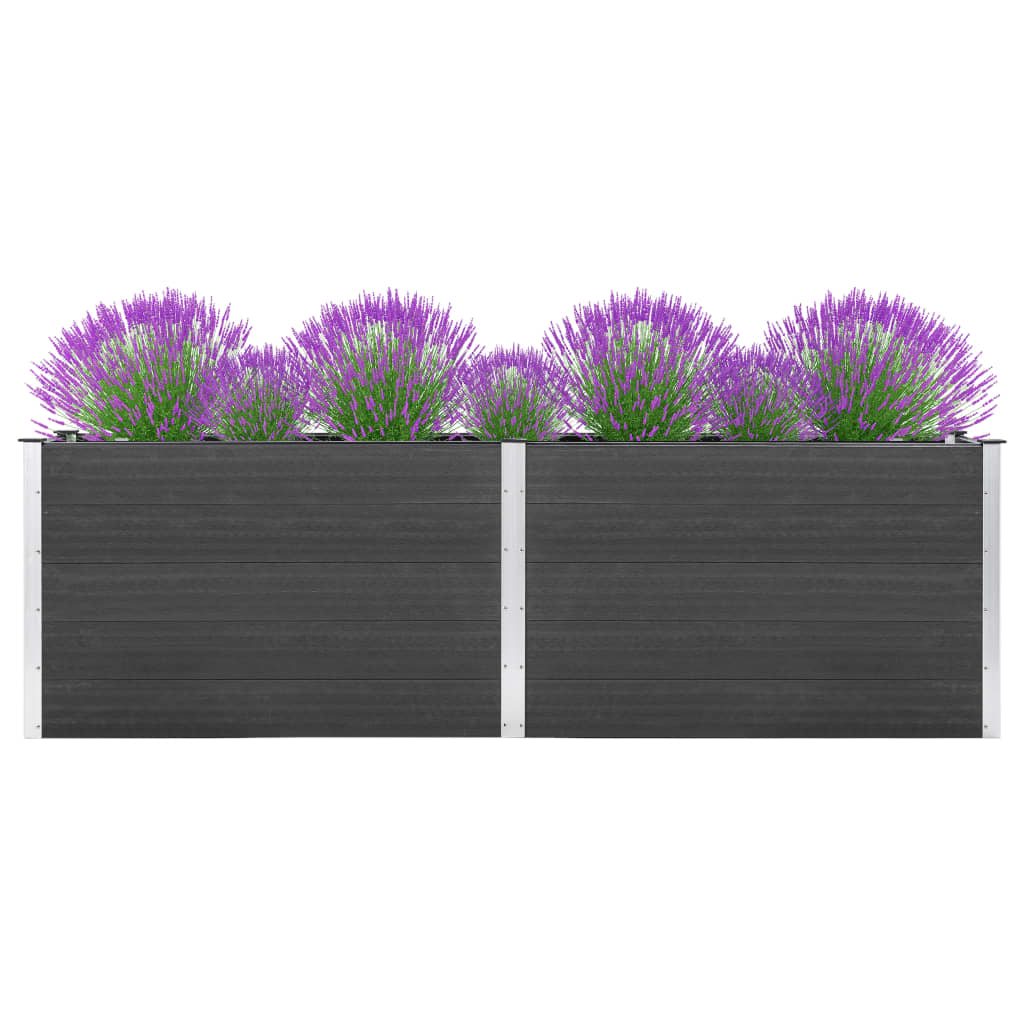 Plantenbak Verhoogd Hkc Grijs 200 x 100 x 91 cm