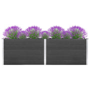 Verhoogde plantenbak 200x100x91 cm HKC grijs