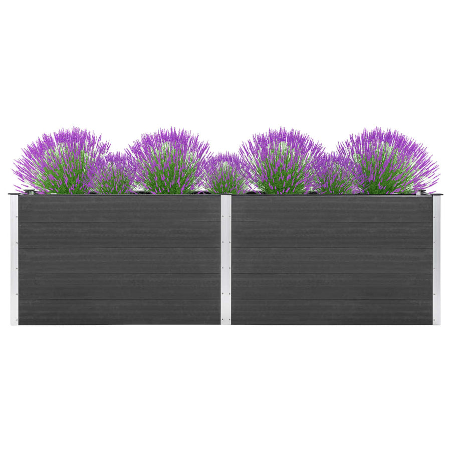 Plantenbak Verhoogd Hkc Grijs 200 x 100 x 91 cm