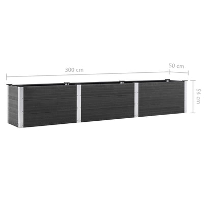 Plantenbak Verhoogd Hkc Grijs 300 x 50 x 54 cm