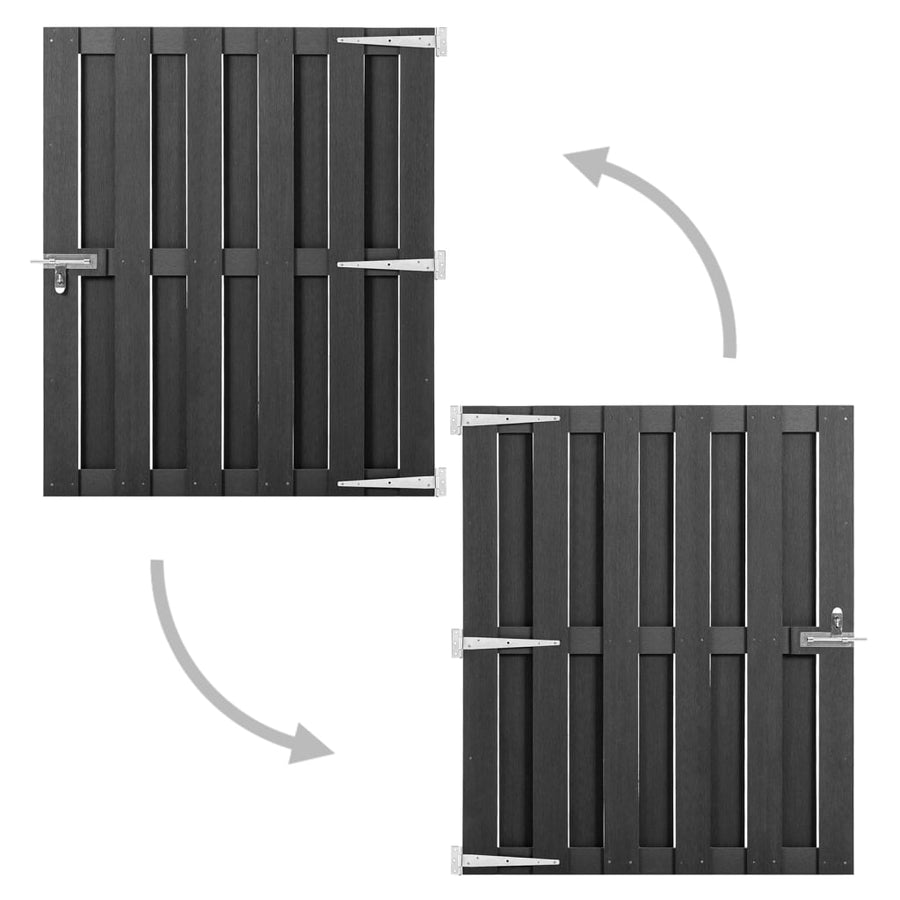 Poort Hkc Grijs 100 x 112 cm