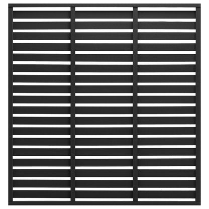 Schuttingpaneel 180x180 cm HKC zwart Zwart