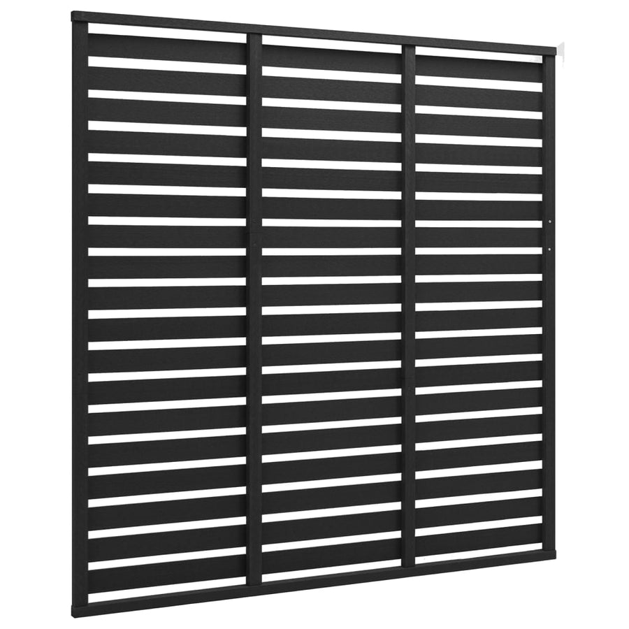 Schuttingpaneel 180x180 cm HKC zwart Zwart