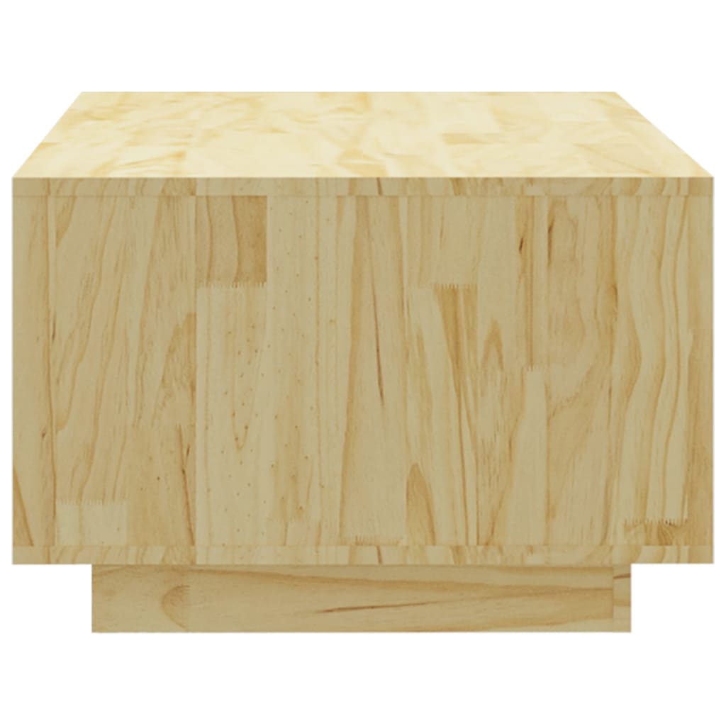 Salontafel 0X50X33,5 Cm Massief Vurenhout Naturel