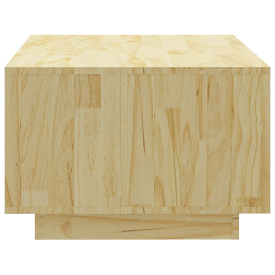 Salontafel 0X50X33,5 Cm Massief Vurenhout Naturel