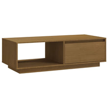 Salontafel 110X50X33,5 Cm Massief Grenenhout Honingbruin