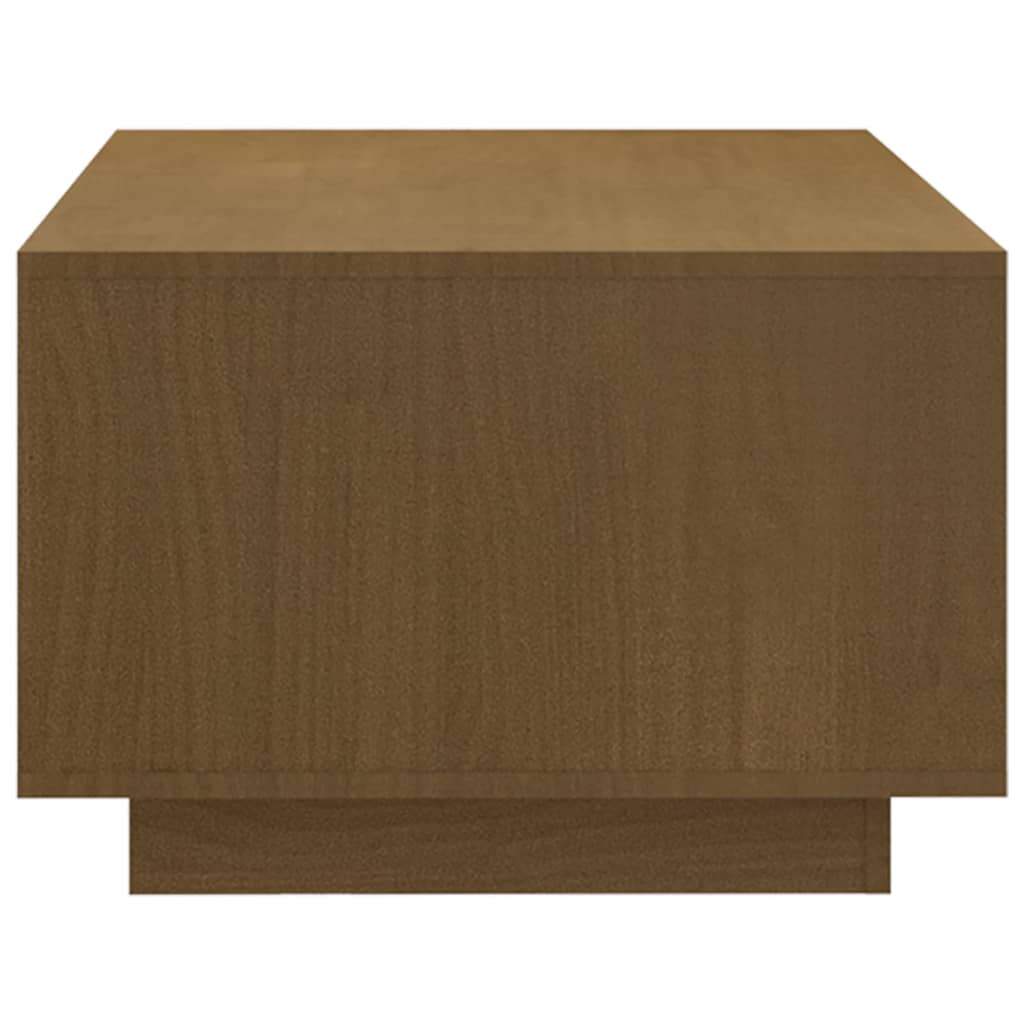 Salontafel 110X50X33,5 Cm Massief Grenenhout Honingbruin
