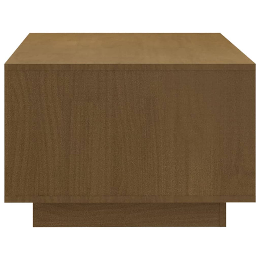 Salontafel 110X50X33,5 Cm Massief Grenenhout Honingbruin