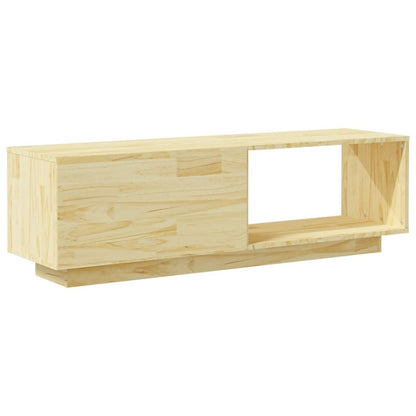 Tv-Meubel 0X30X33,5 Cm Massief Grenenhout Naturel