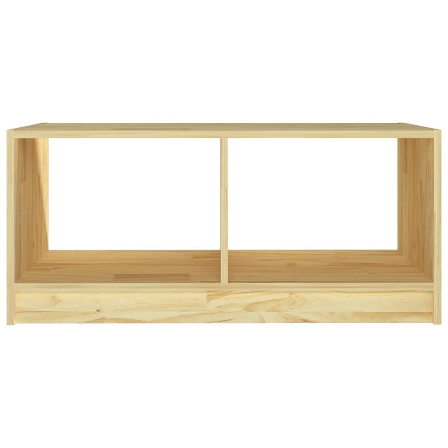 809906  Salontafel 75X50X33,5 Cm Massief Hout Grenen Naturel