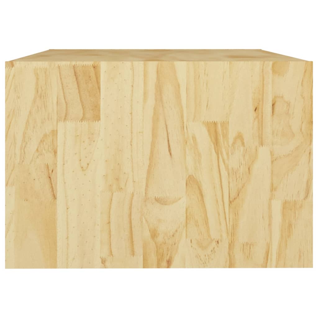 809906  Salontafel 75X50X33,5 Cm Massief Hout Grenen Naturel