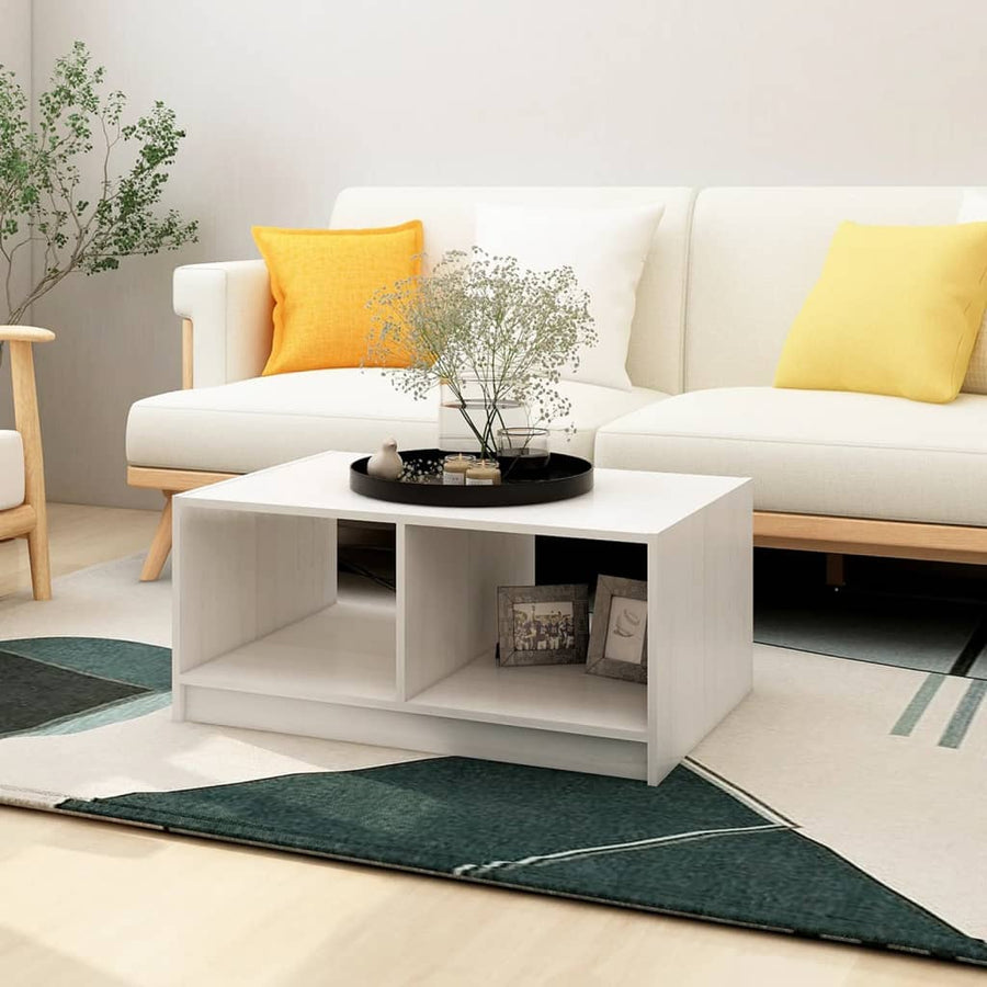 Salontafel 75X50X33,5 Cm Massief Grenenhout Honingbruin